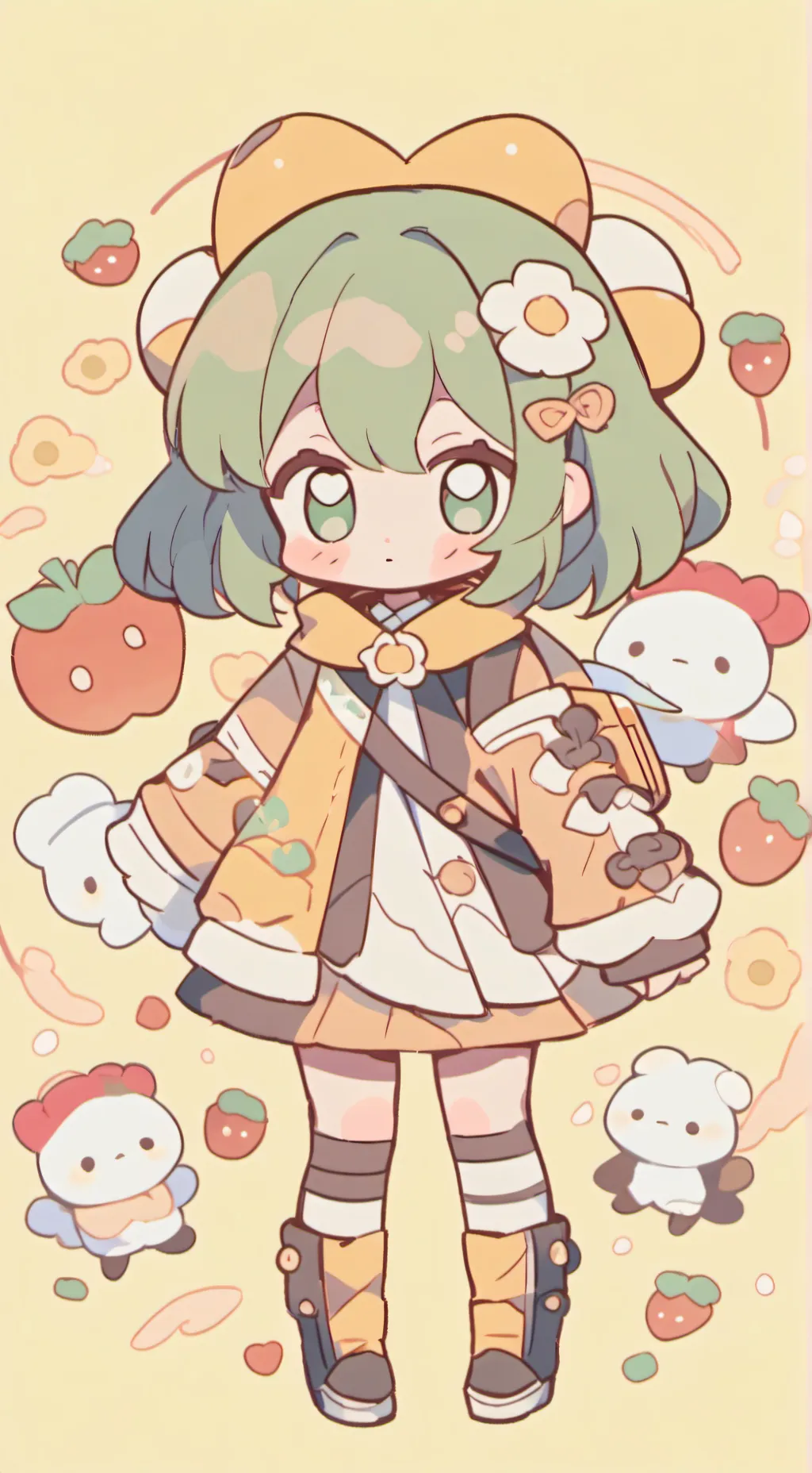 ai character: a goodbye message! background