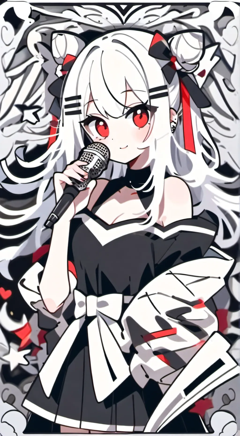 ai character: MHA SINGER??? background