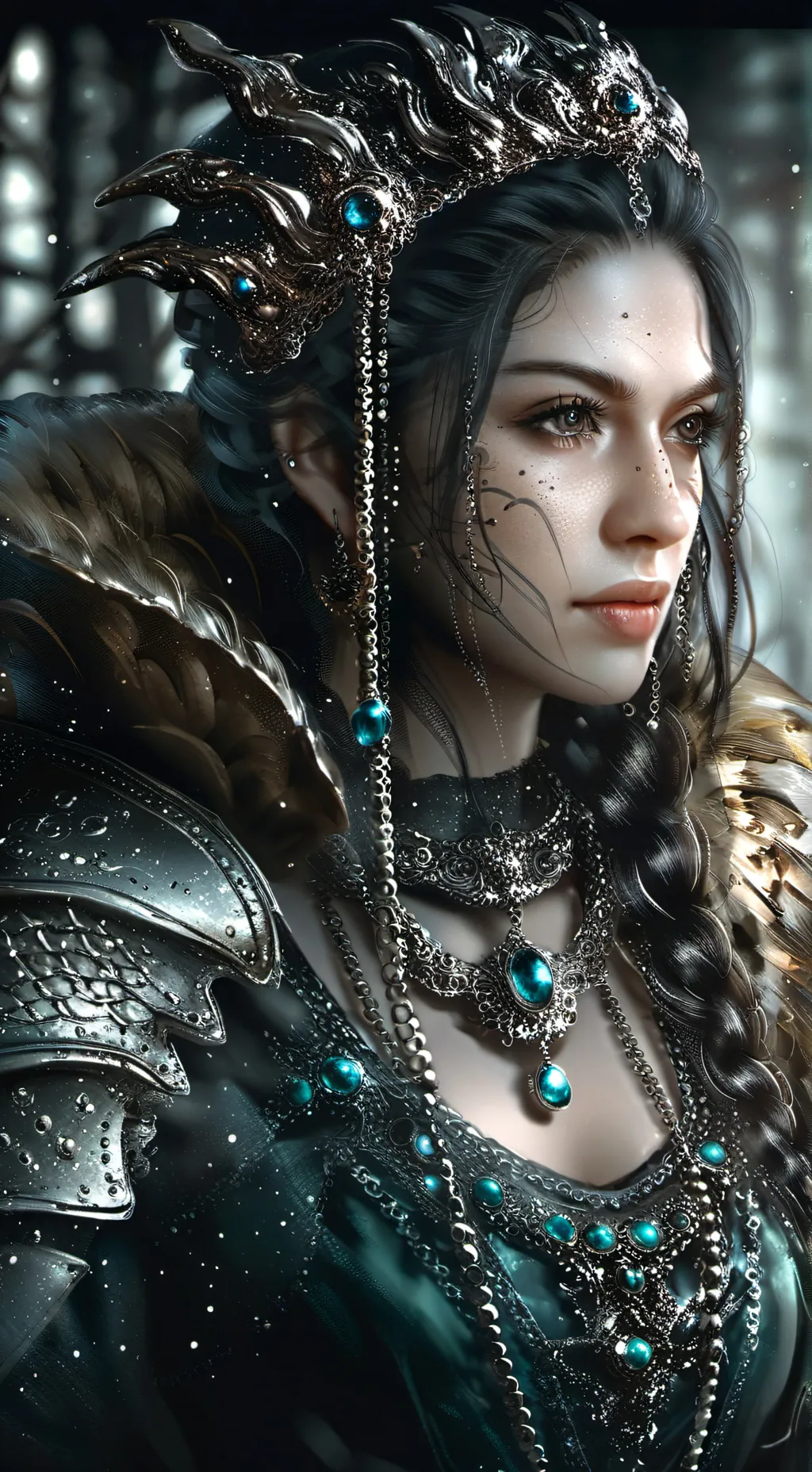 ai character: Dark club background