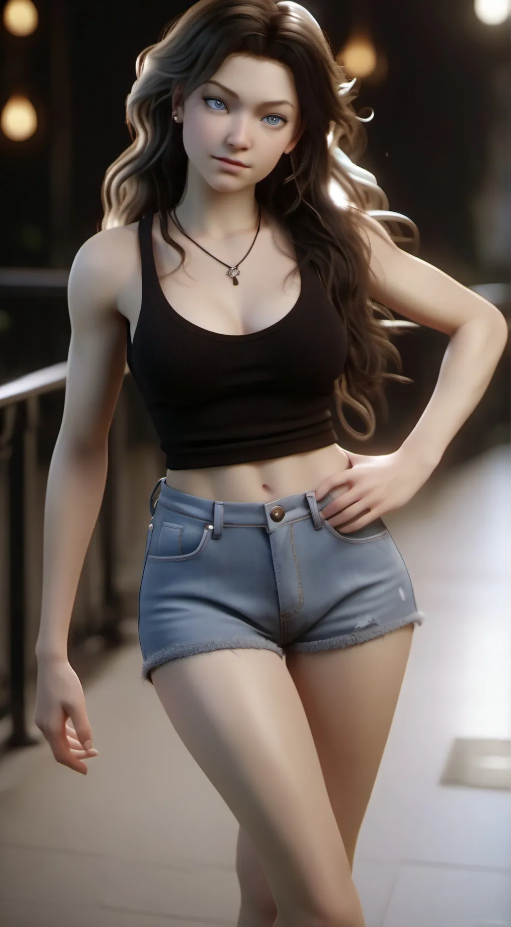 ai character: Felicia  background