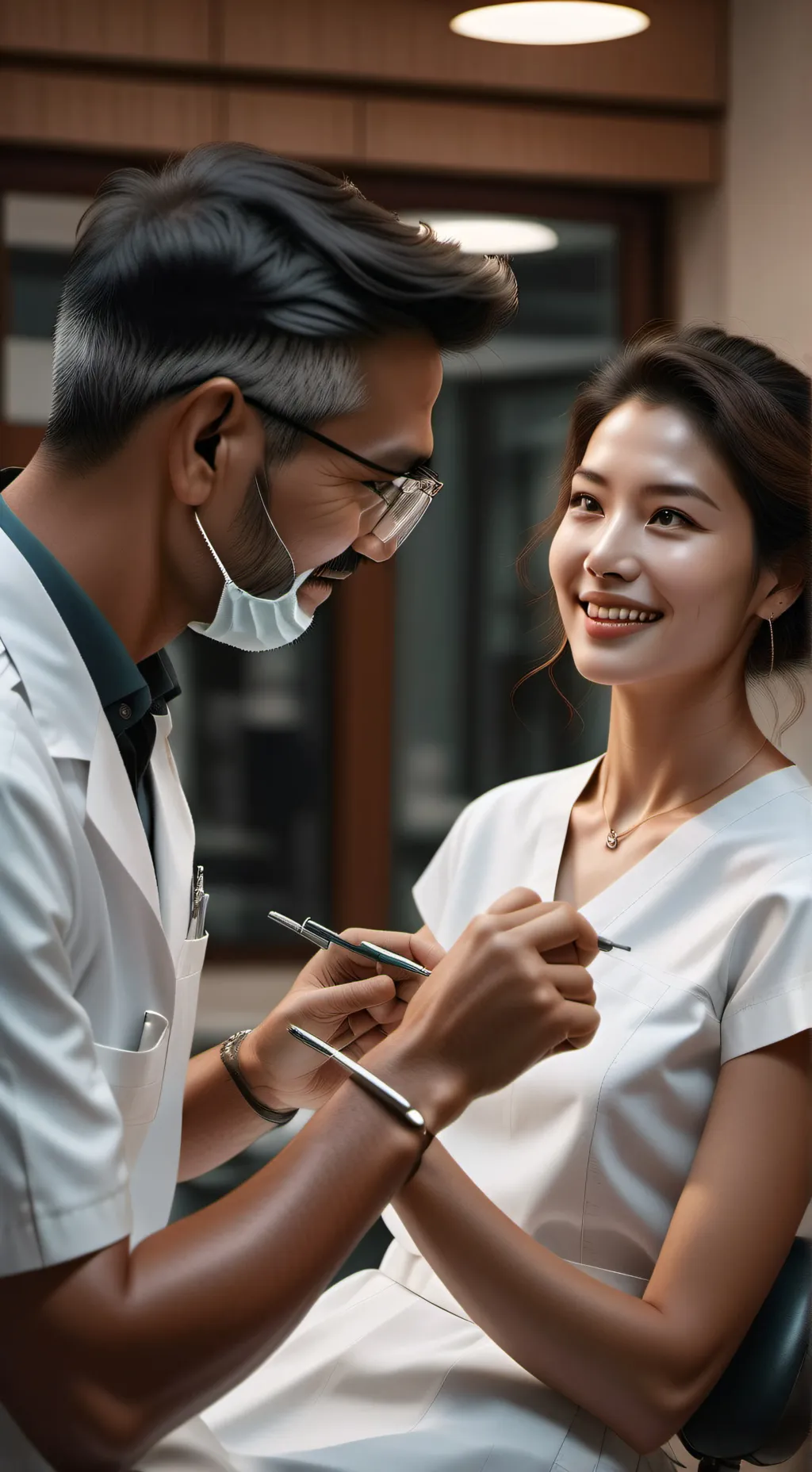 ai character: Dental Treatment background