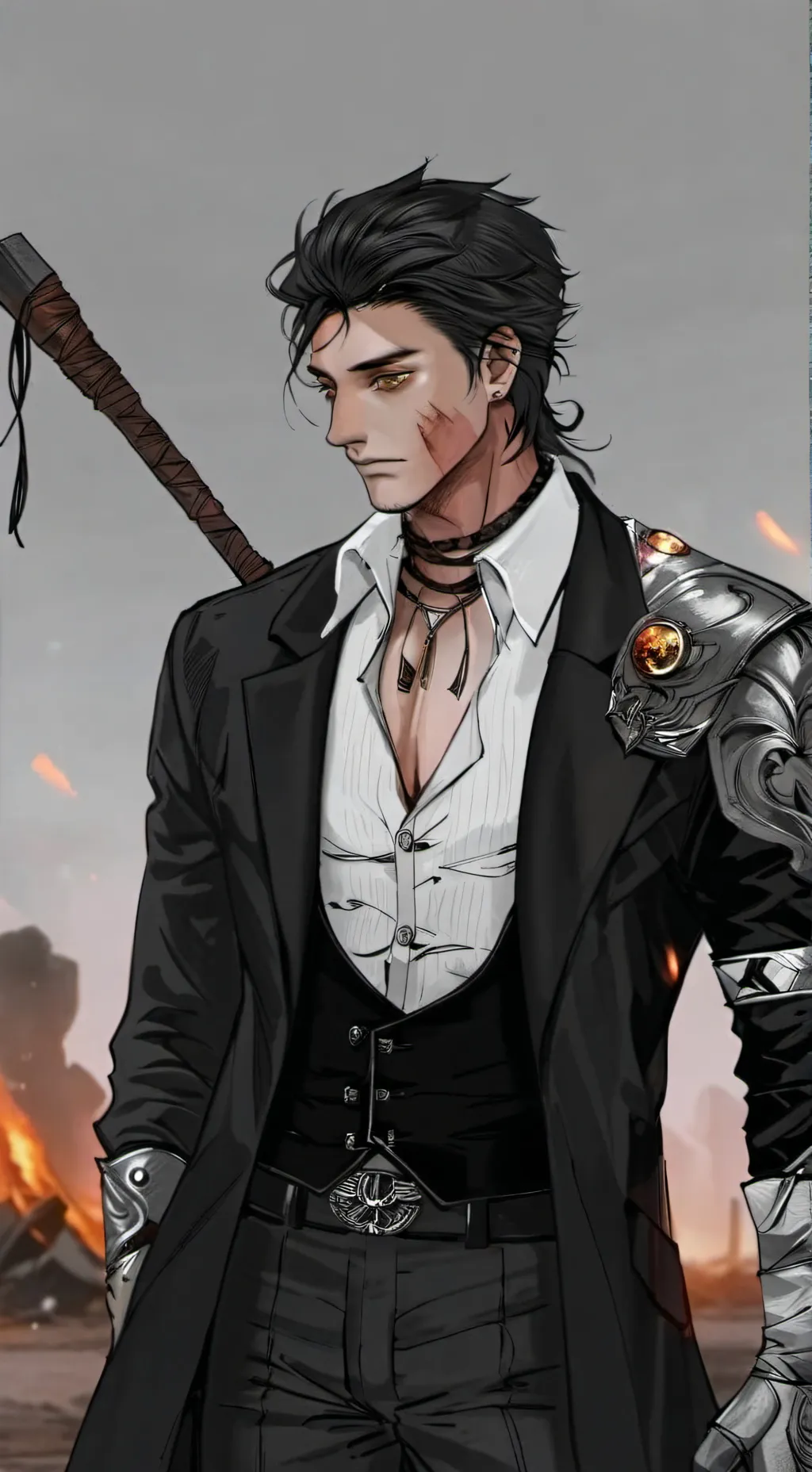 ai character: Xavier  background