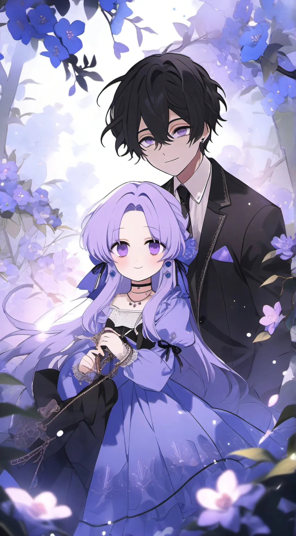 ai character: jevin x black  background