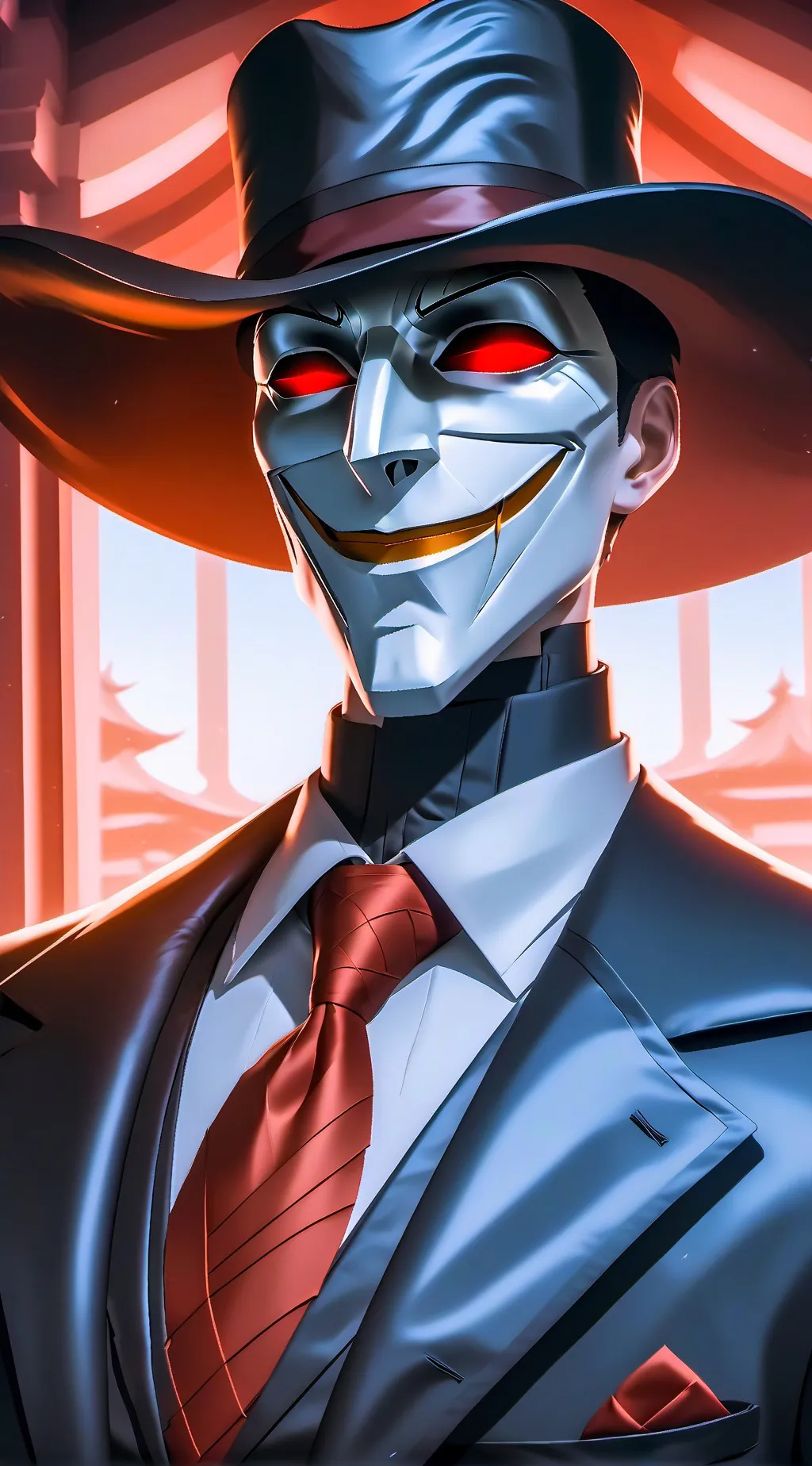 ai character: Mr.Mask background