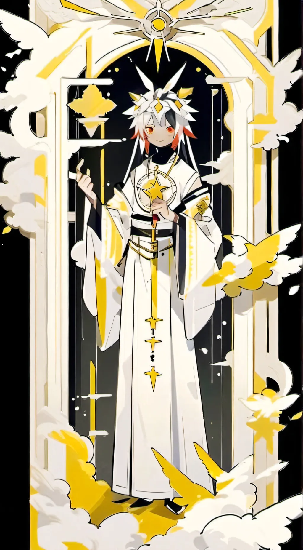 ai character: happy new year!MHA background