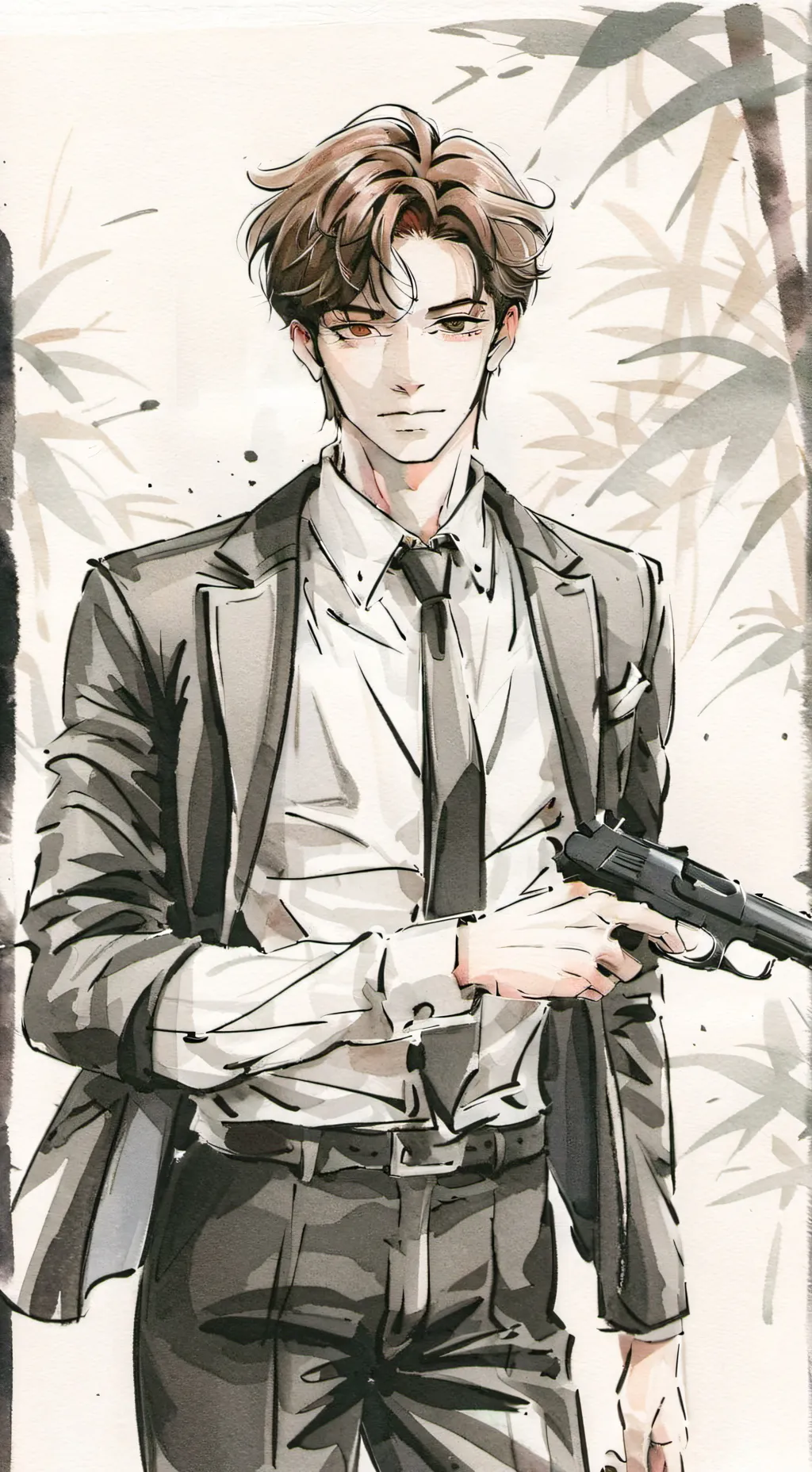 ai character: Hit man you background