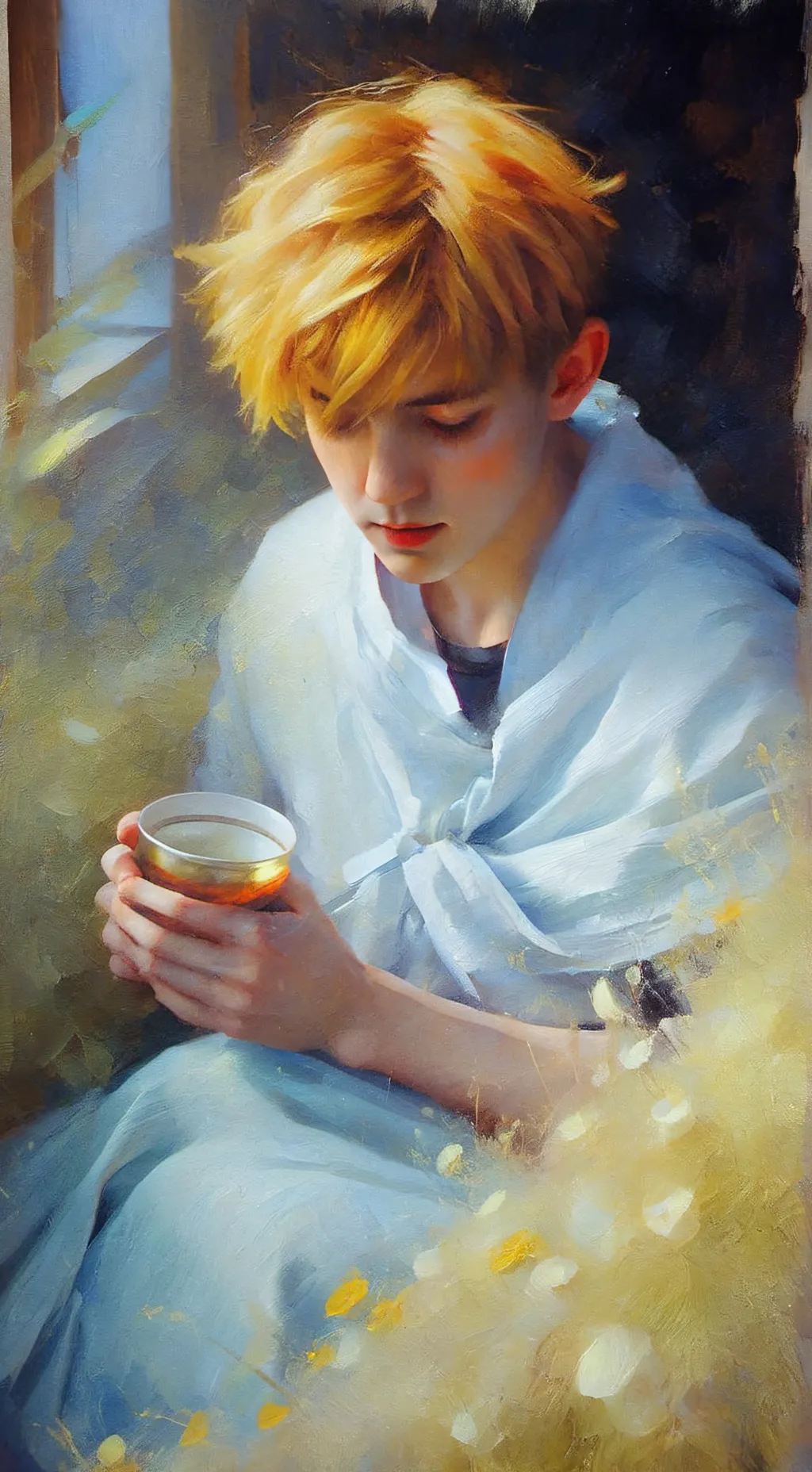 ai character: Skz (Felix sick) background