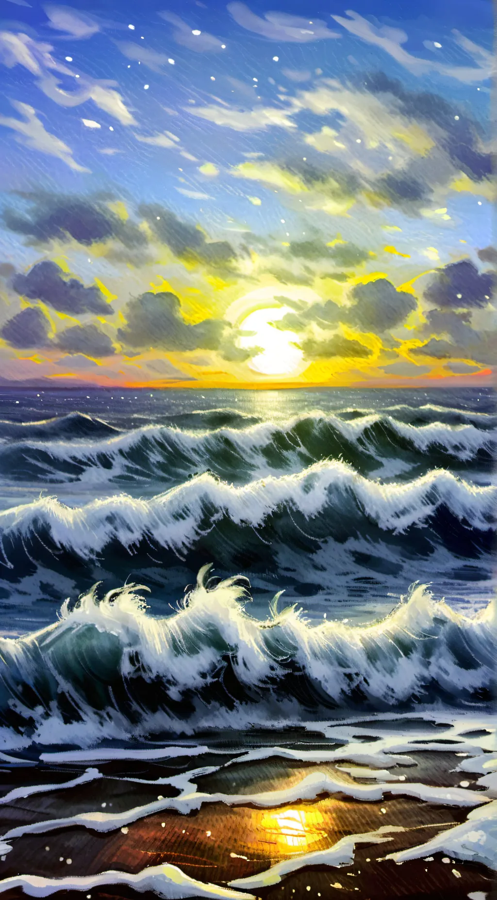 ai character: 🌞 SUN *>*> background