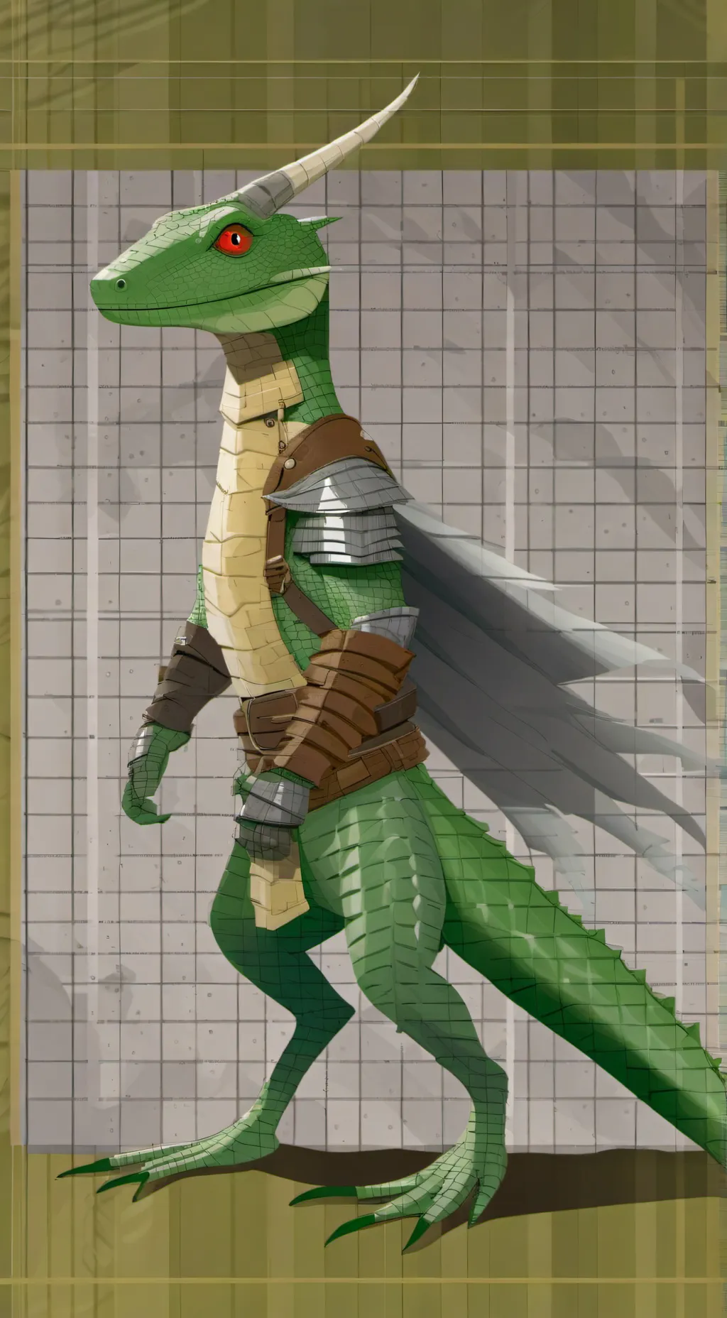 ai character: Lizalfos  background