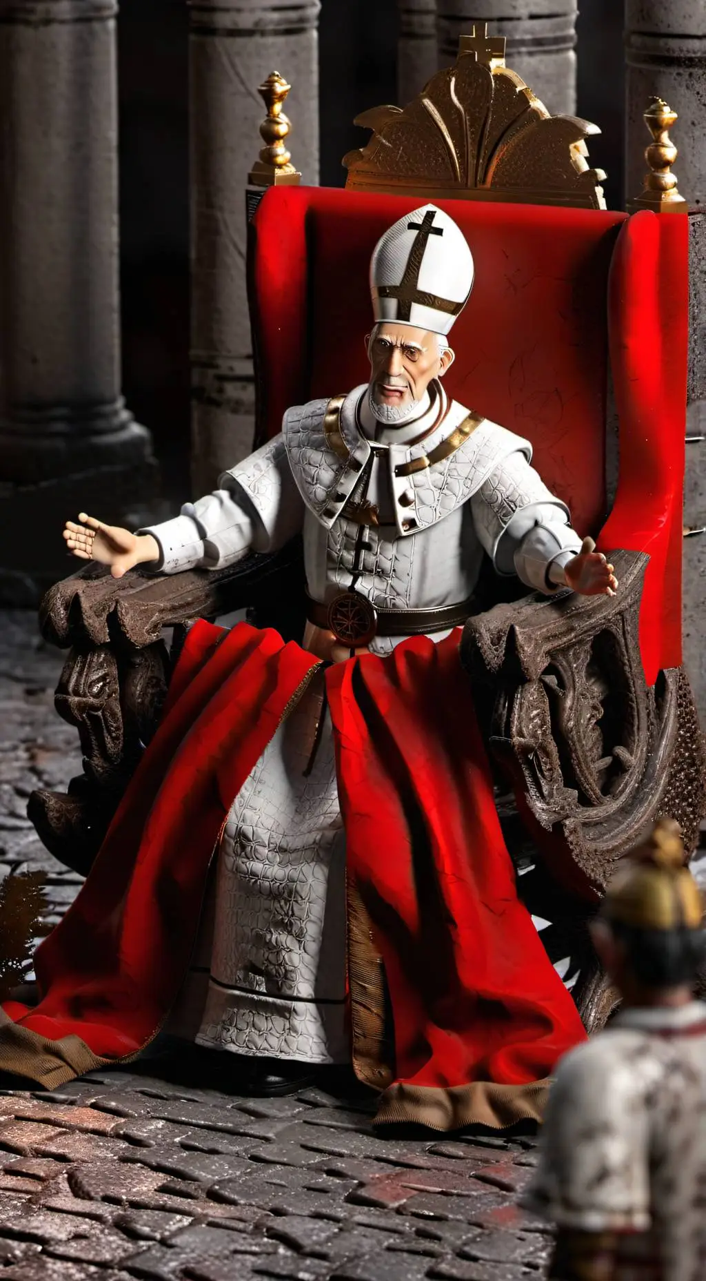 ai character: Pope background