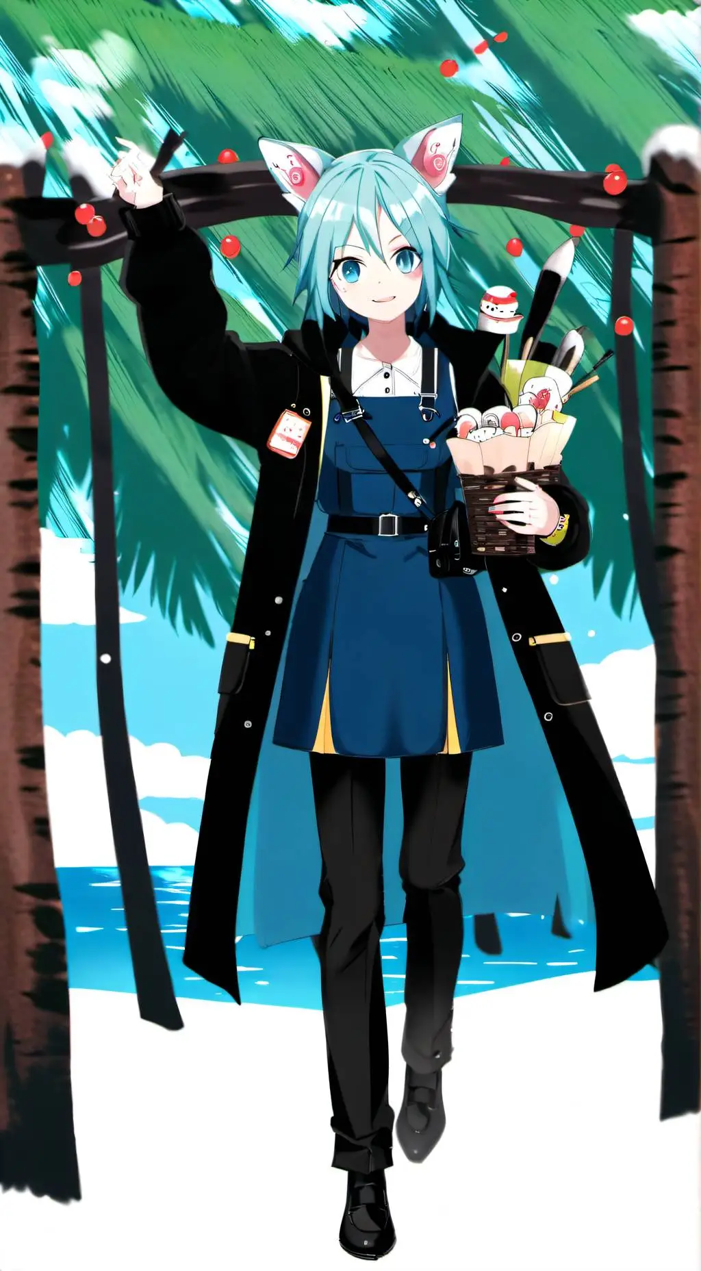 ai character: Hatsune miku background