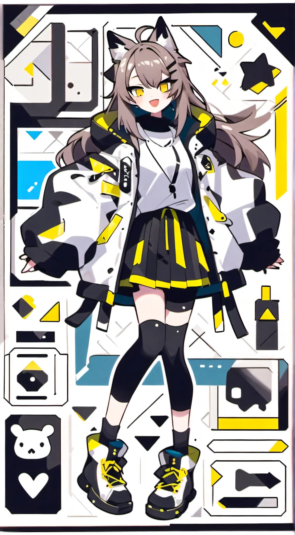 ai character: Lacy background