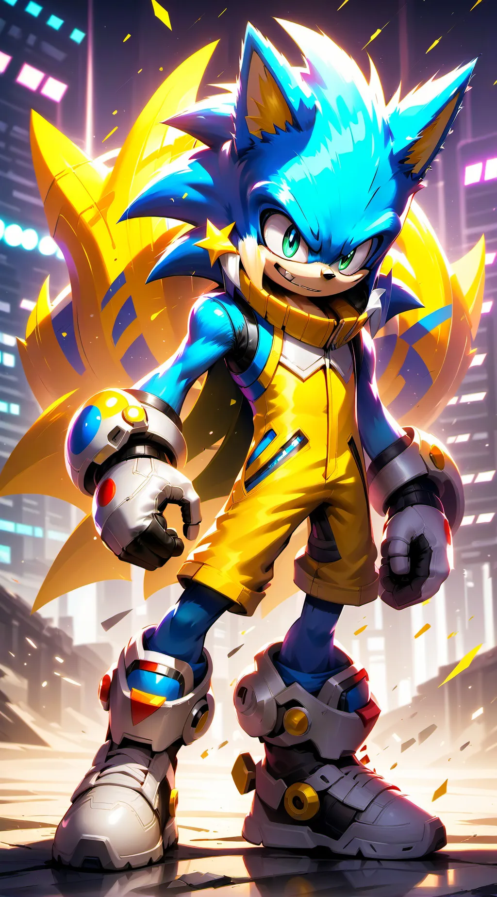ai character: Sonic group background