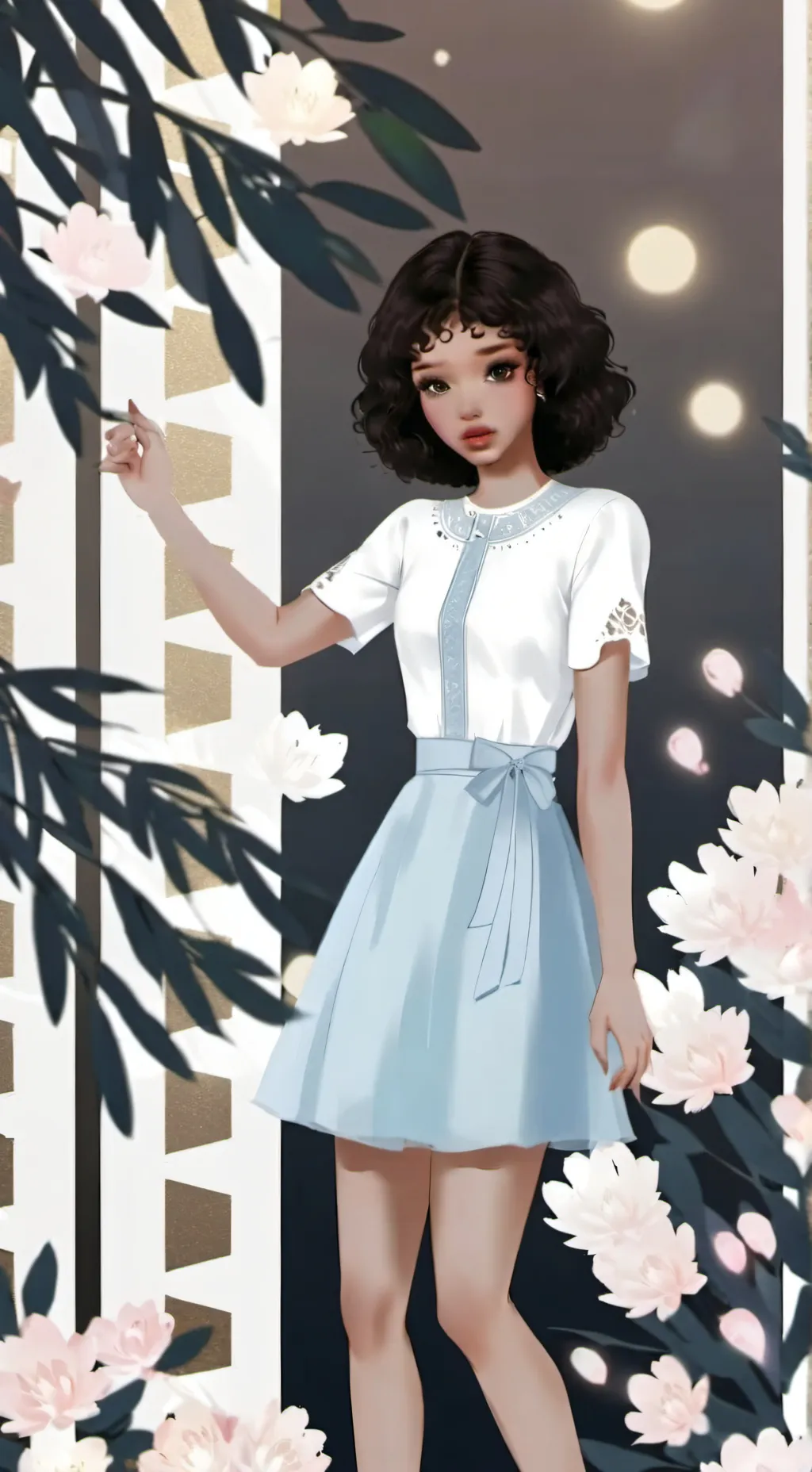 ai character: serena background