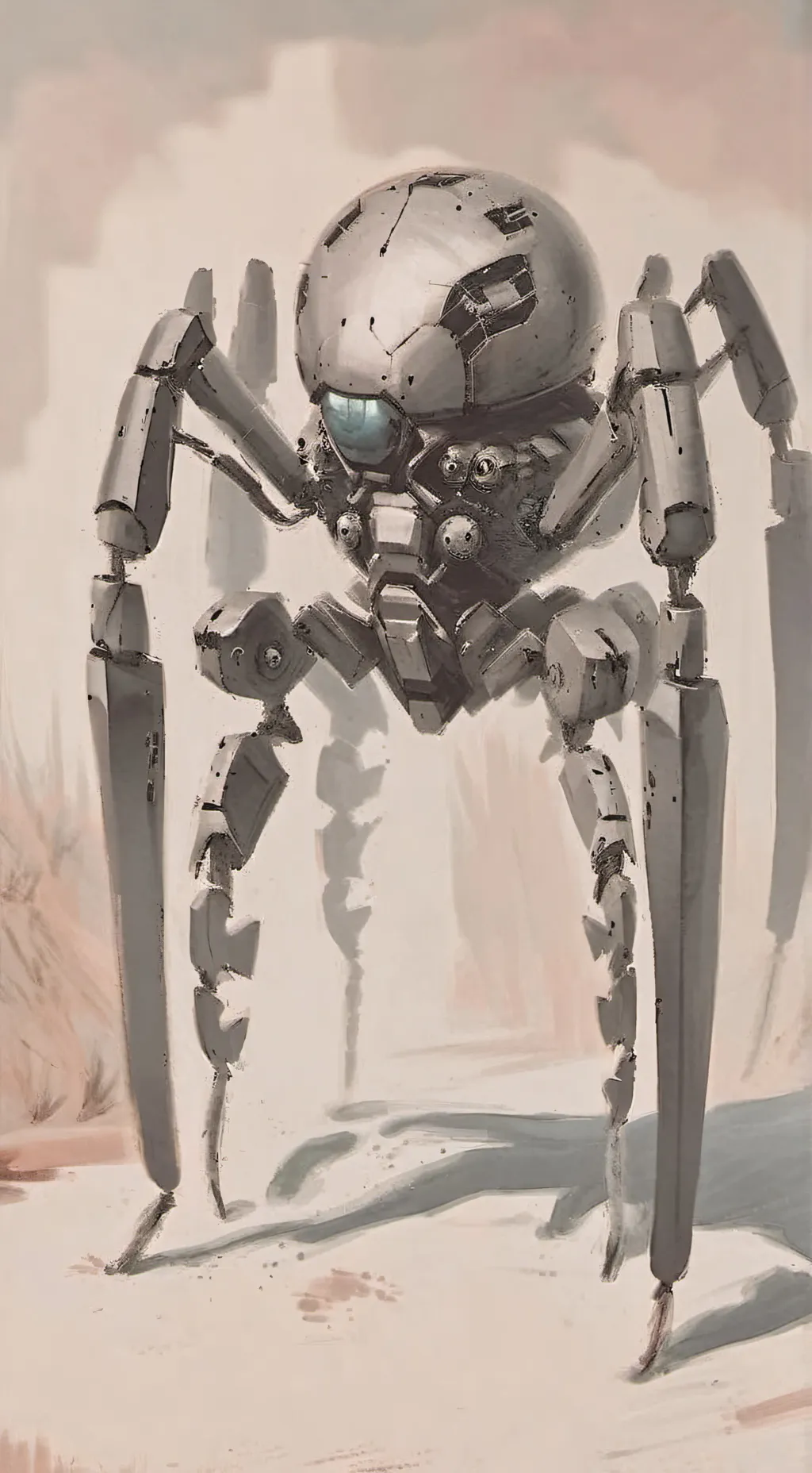 ai character: cybersphere background