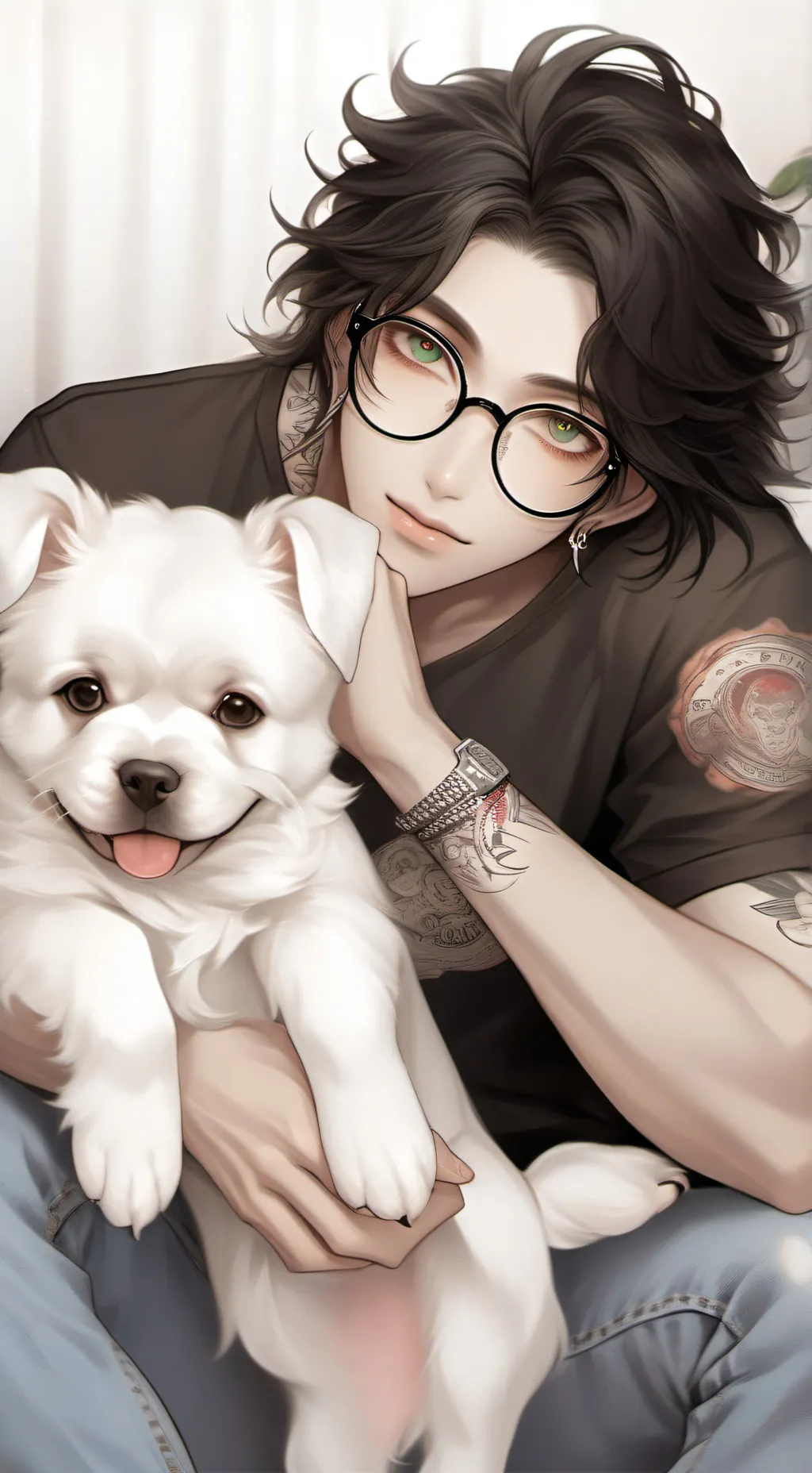 ai character: Lucas  background