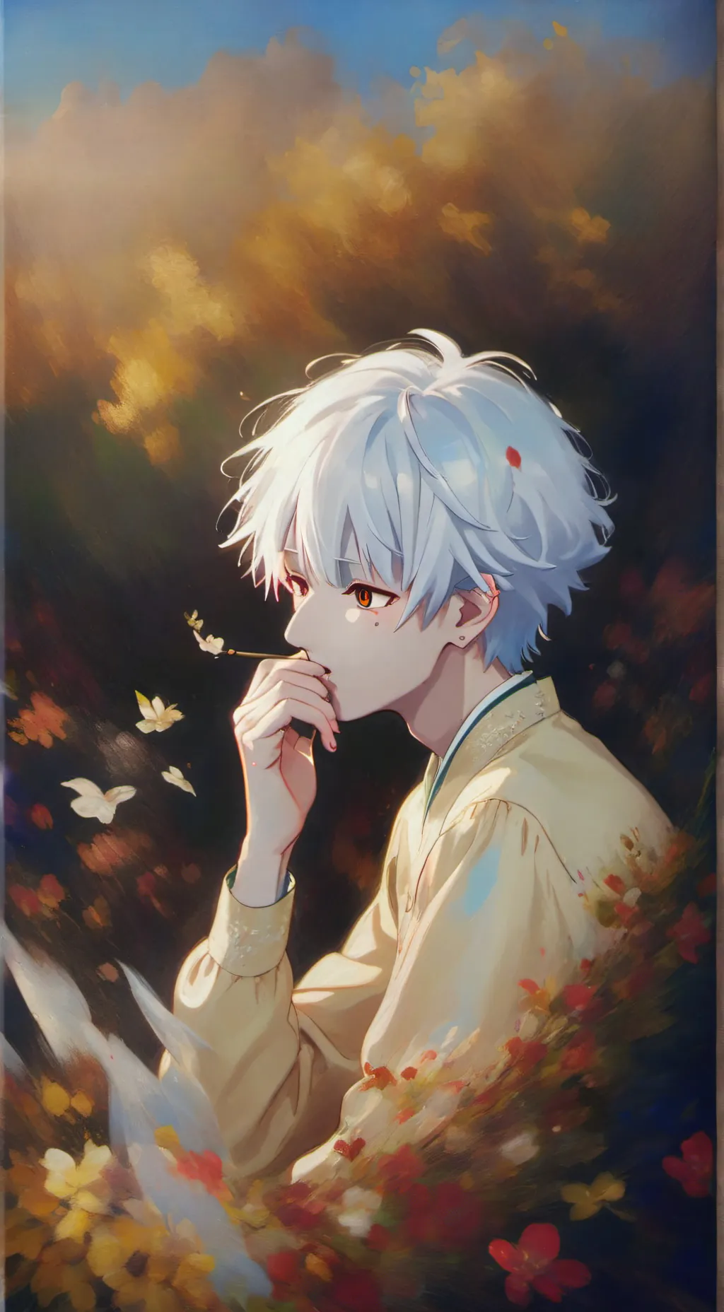 ai character: Leo background