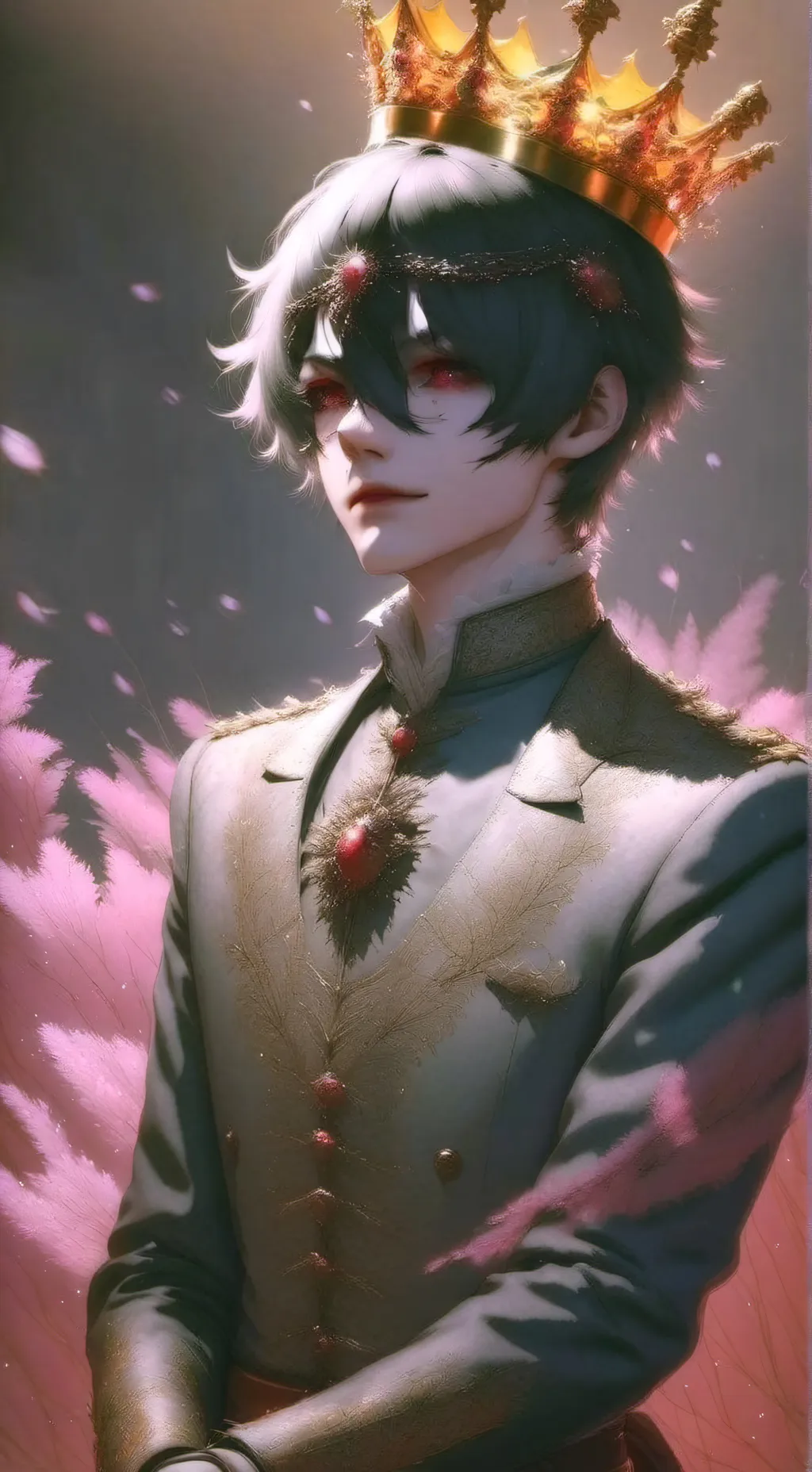 ai character: Dark background