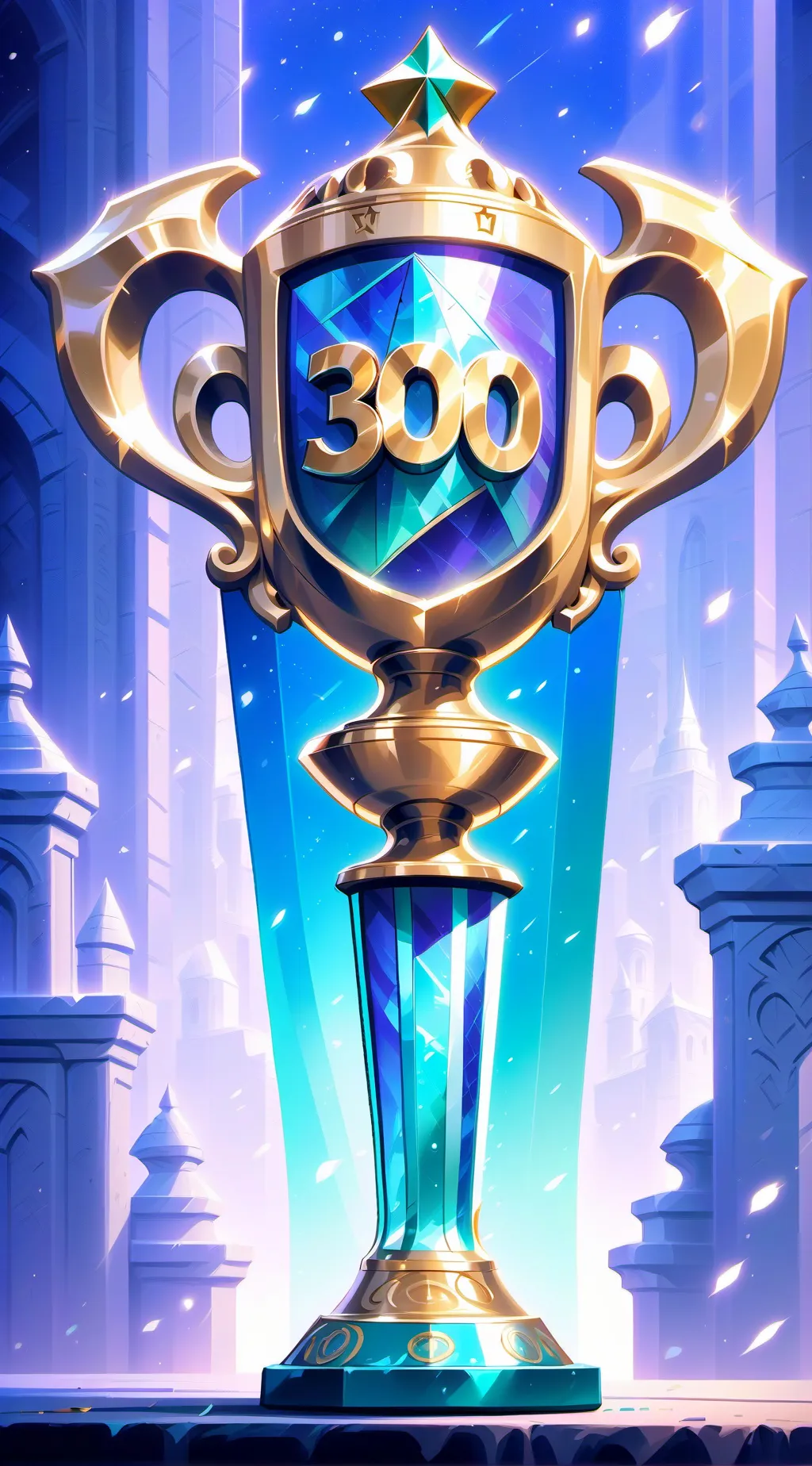 ai character: 300 SUBS!? background