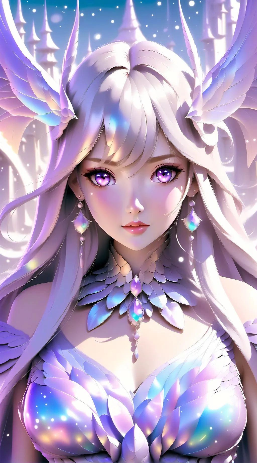 ai character: Lumina background