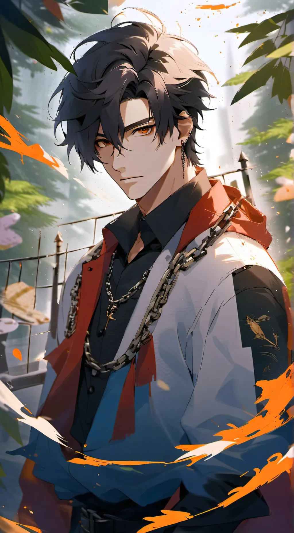 ai character: lukas background