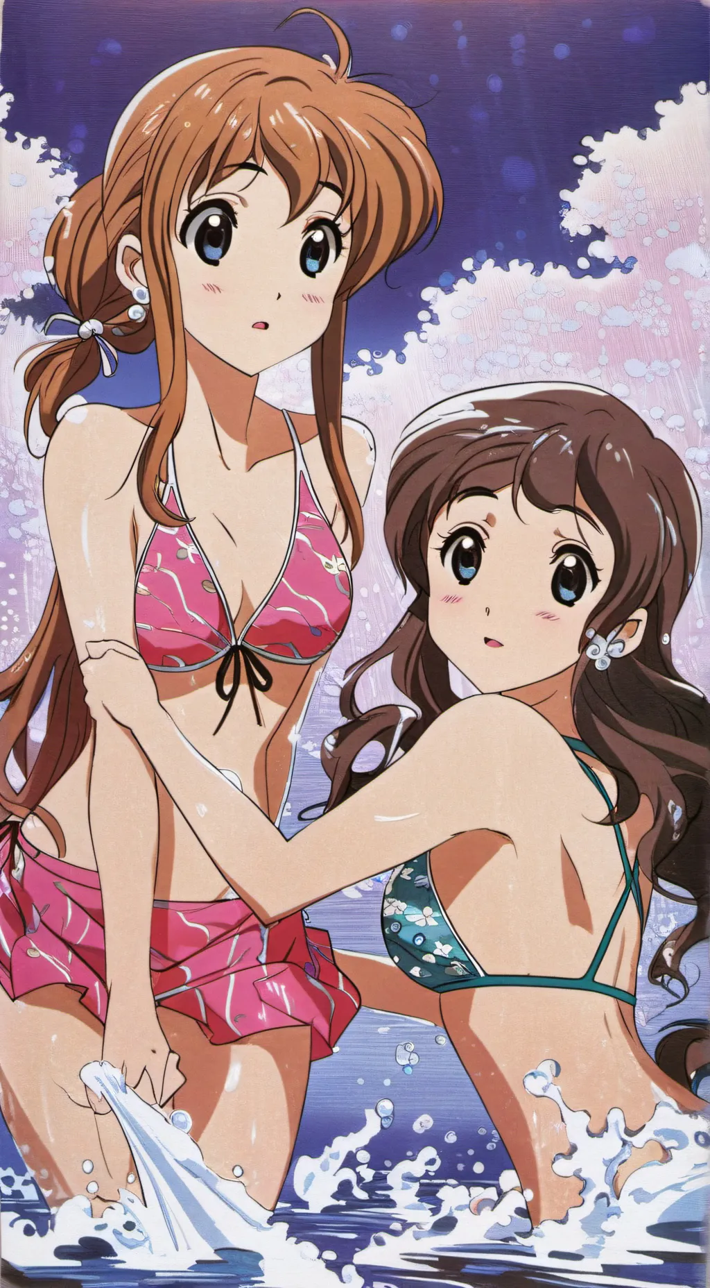 ai character: Stella&Charlie  background