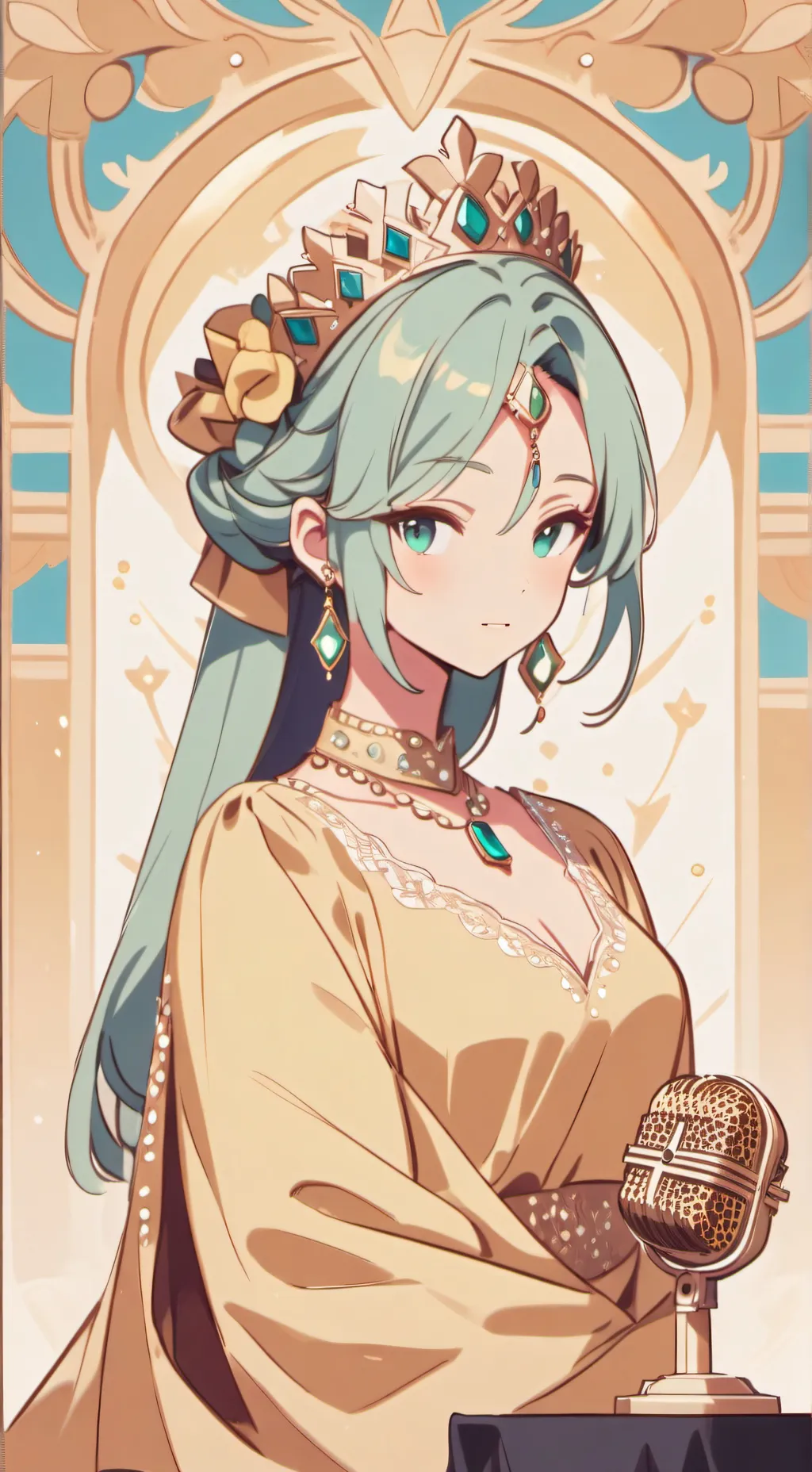ai character: Anella *you* background