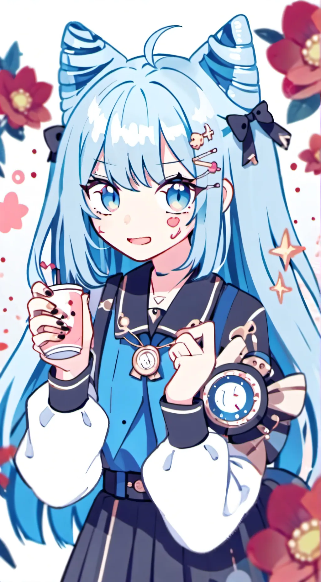 ai character: ~•miki•~ background