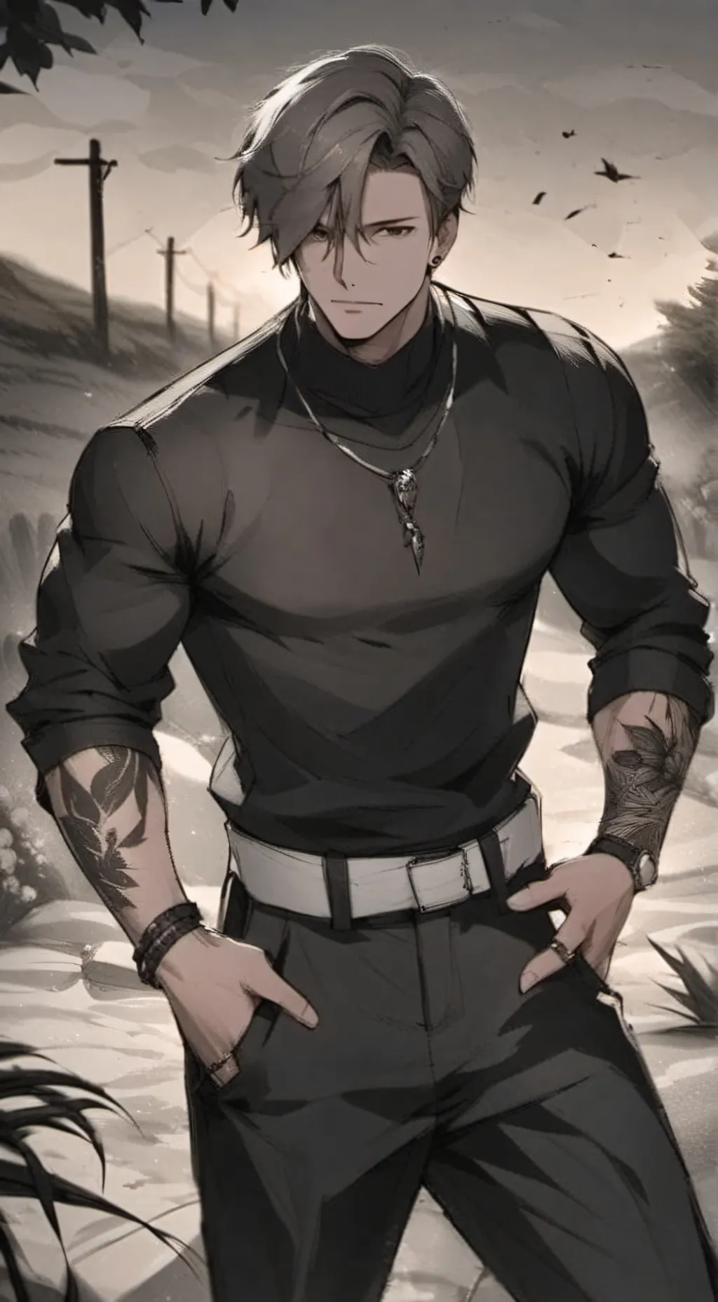 ai character: Andrew background