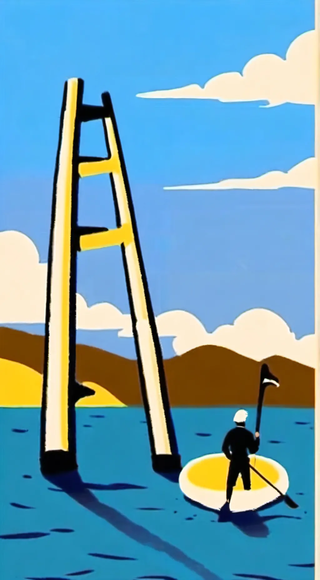 ai character: Four BFDI background