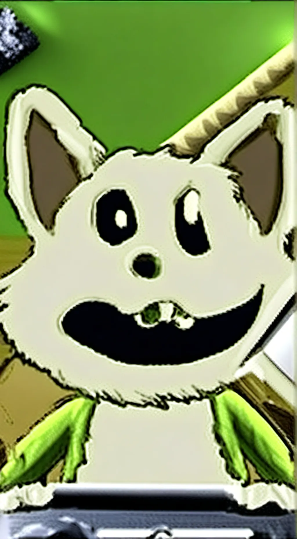 ai character: кабачок  background