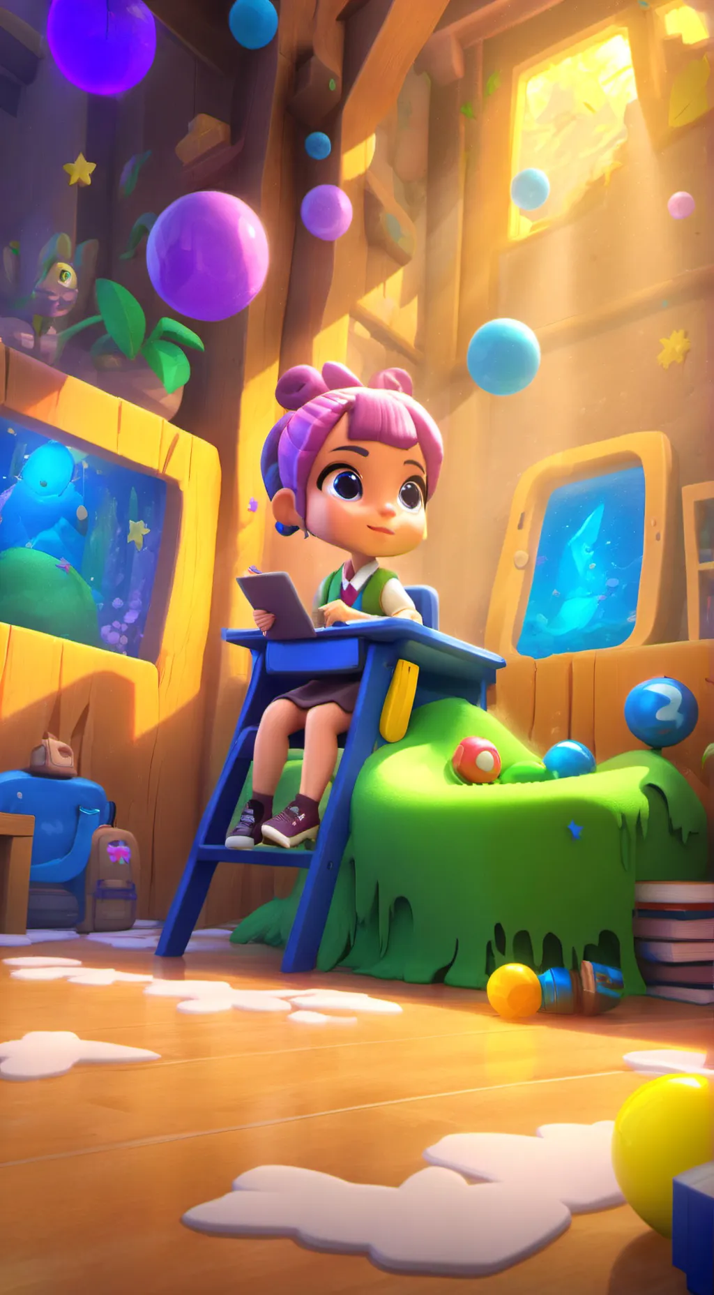 ai character: Sick mha background