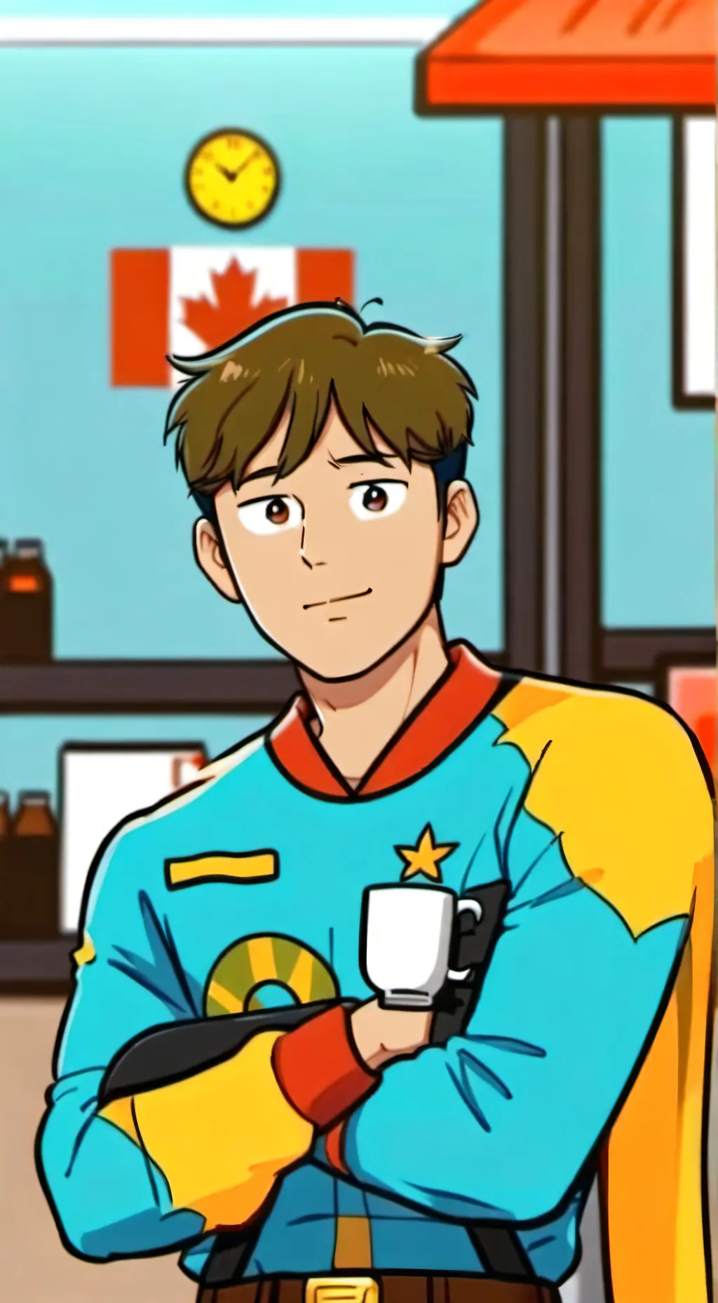 ai character: Cody  background