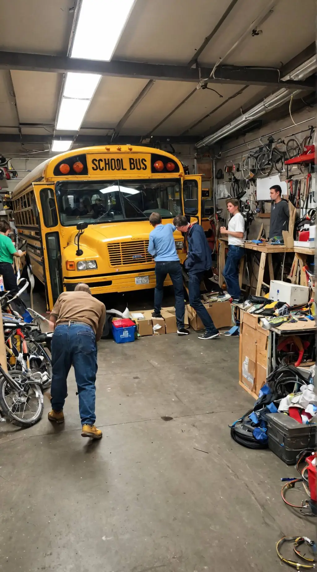 ai character: Bus Scrapper background