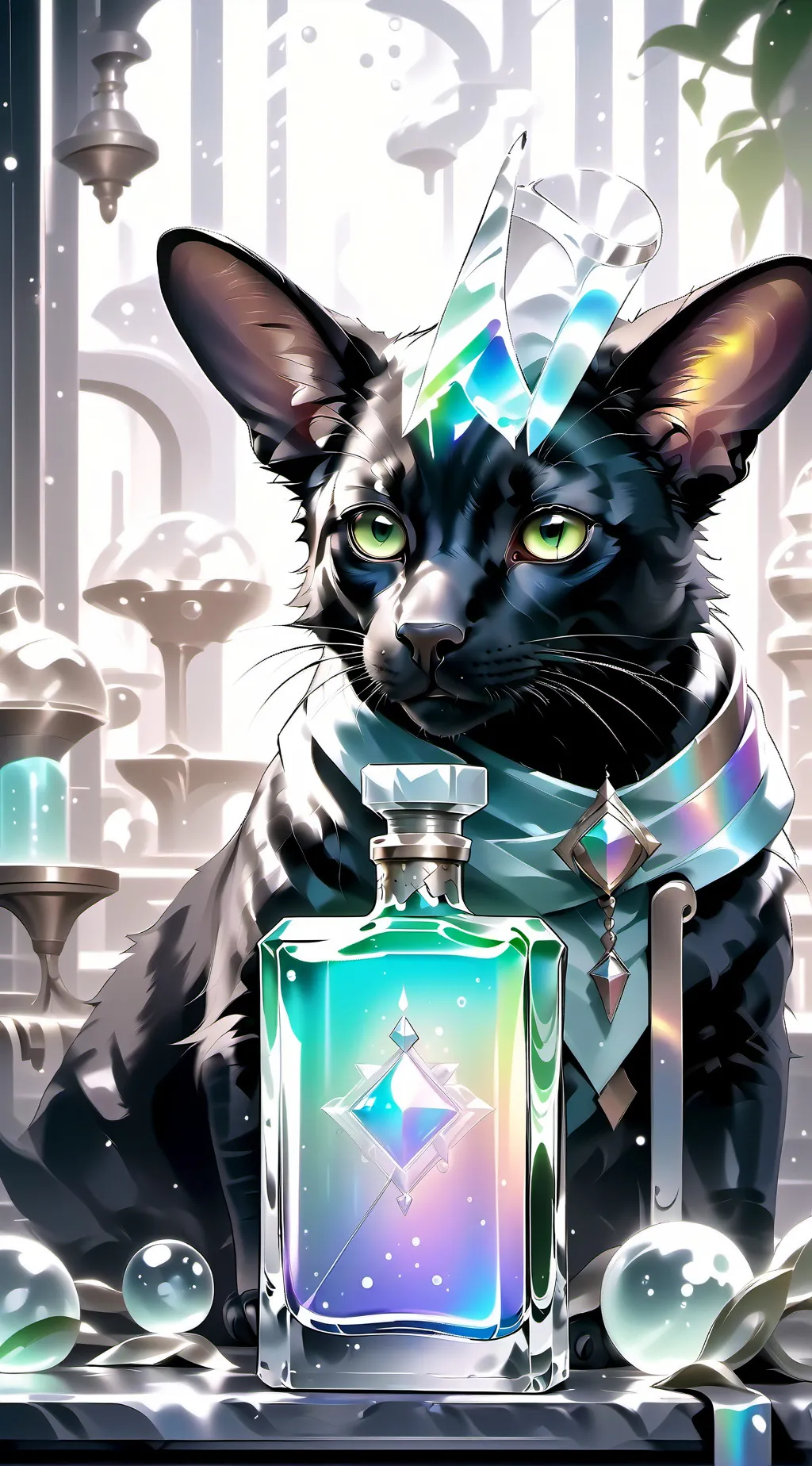 ai character:  MHA lab rescue background