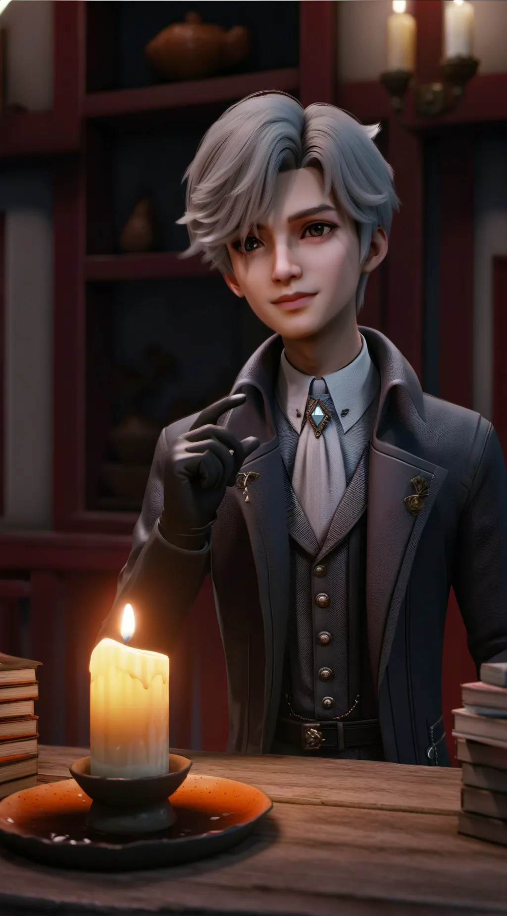 ai character: Shinobus date  background