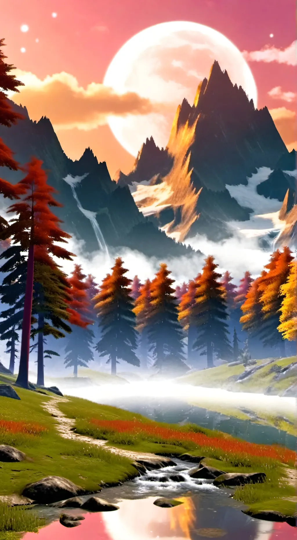 ai character: bfdl horror series background