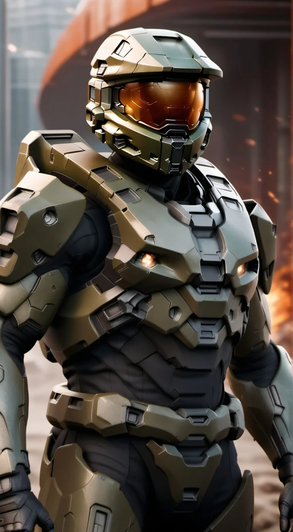 ai character: master chief |halo background