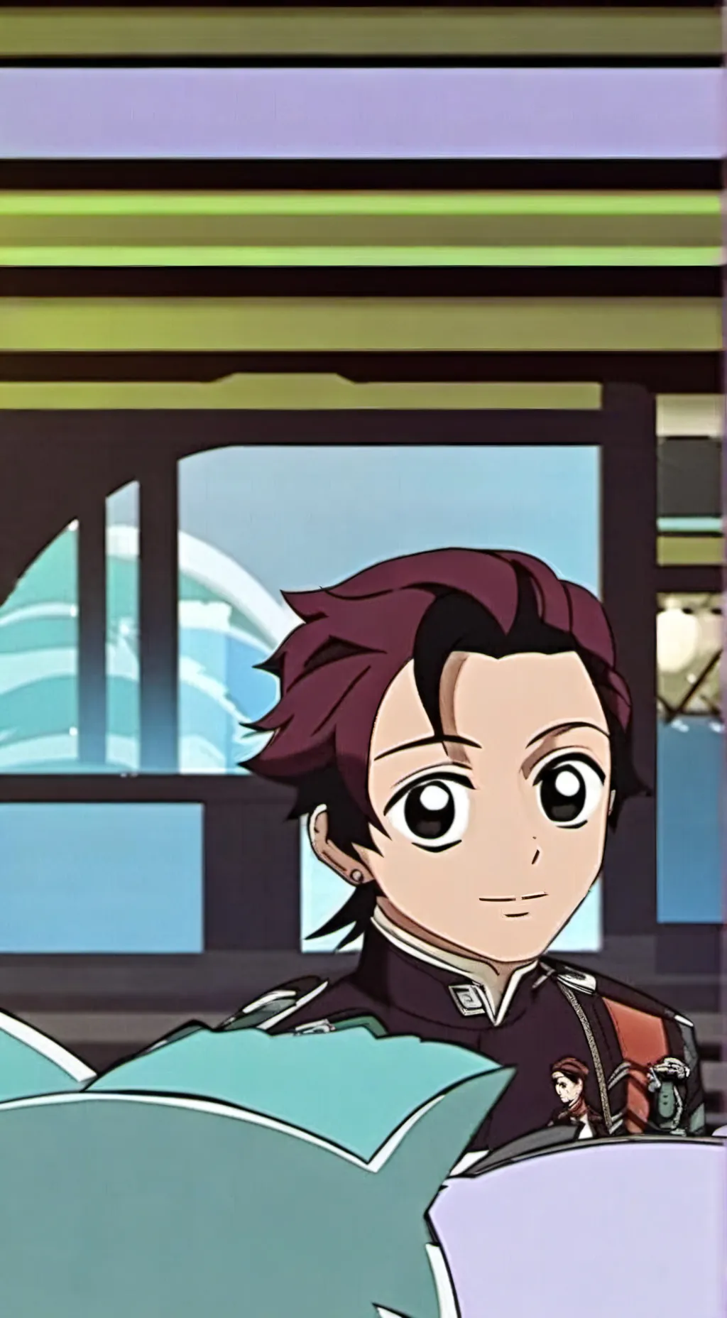 ai character: Tanjiro kamado background