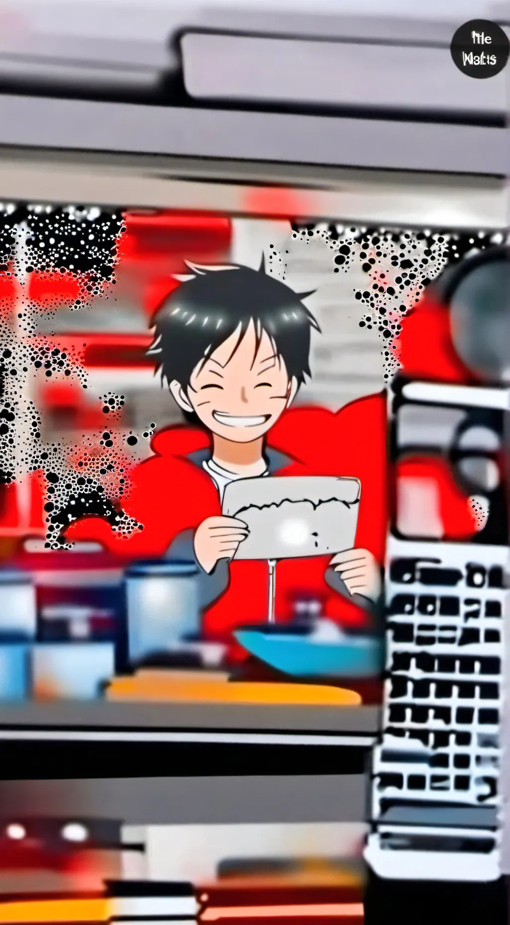 ai character: luffy background