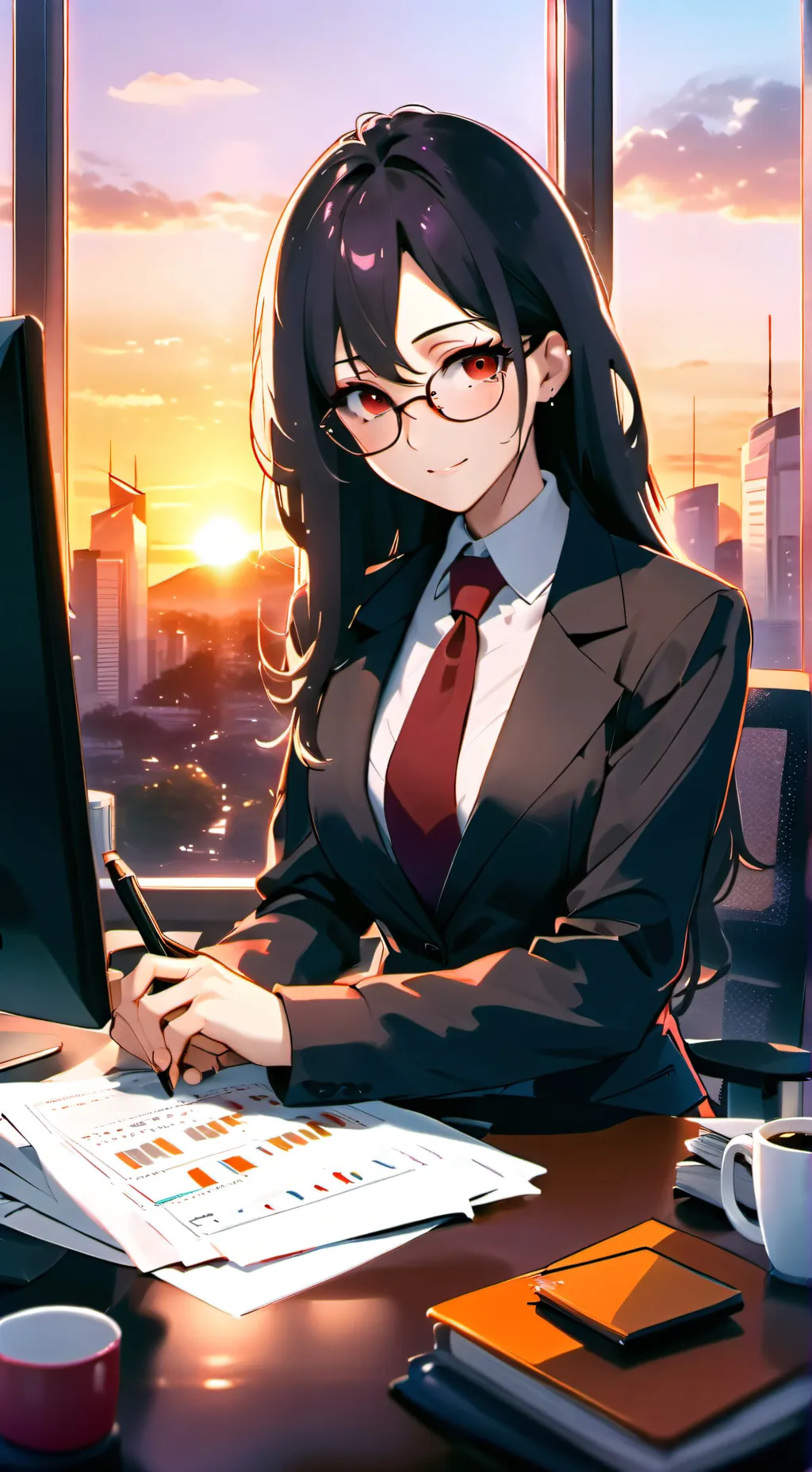 ai character: Himiko background