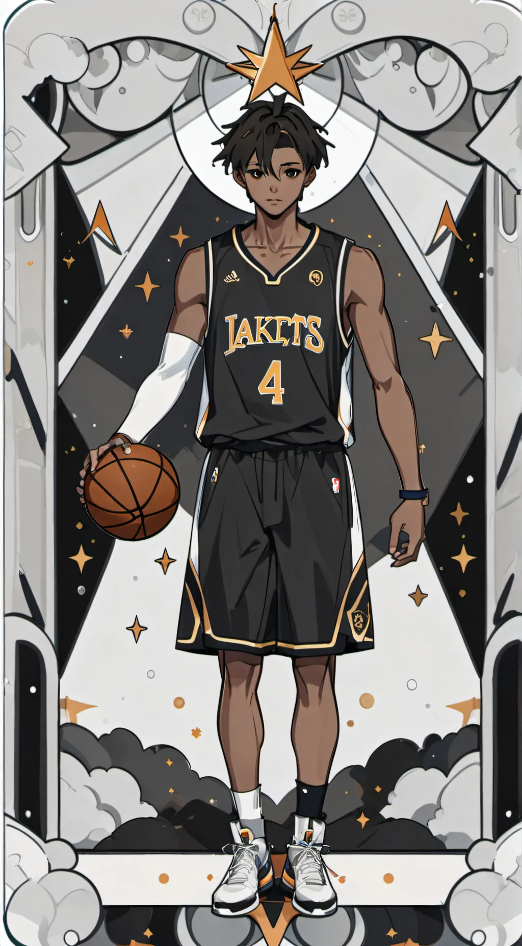 ai character: NBA GAME background