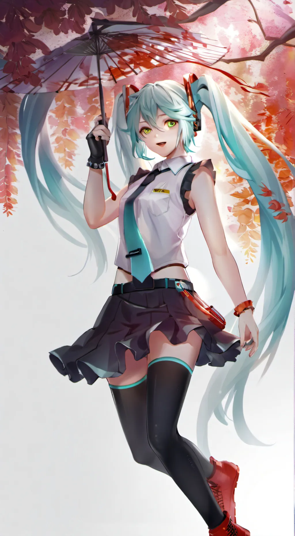 ai character: Miku background