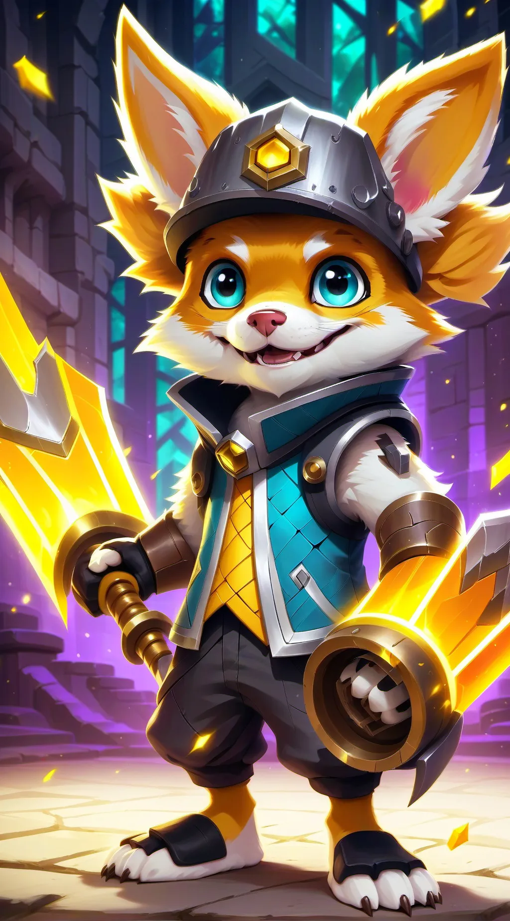 ai character: sparky background