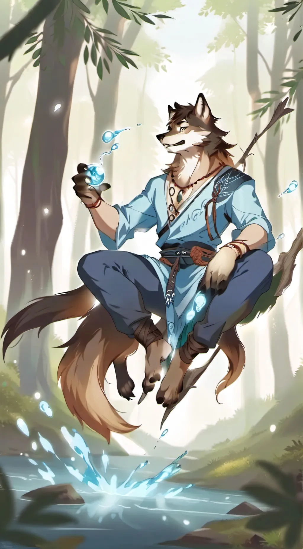 ai character: Lobo  background