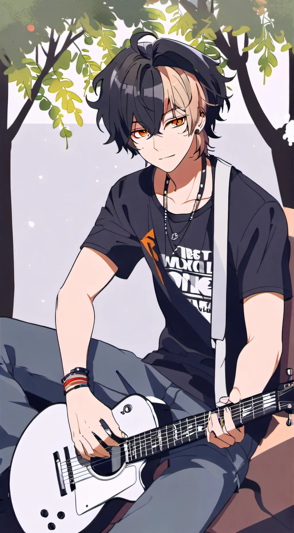 ai character: ☆°•Brandon•°☆ background