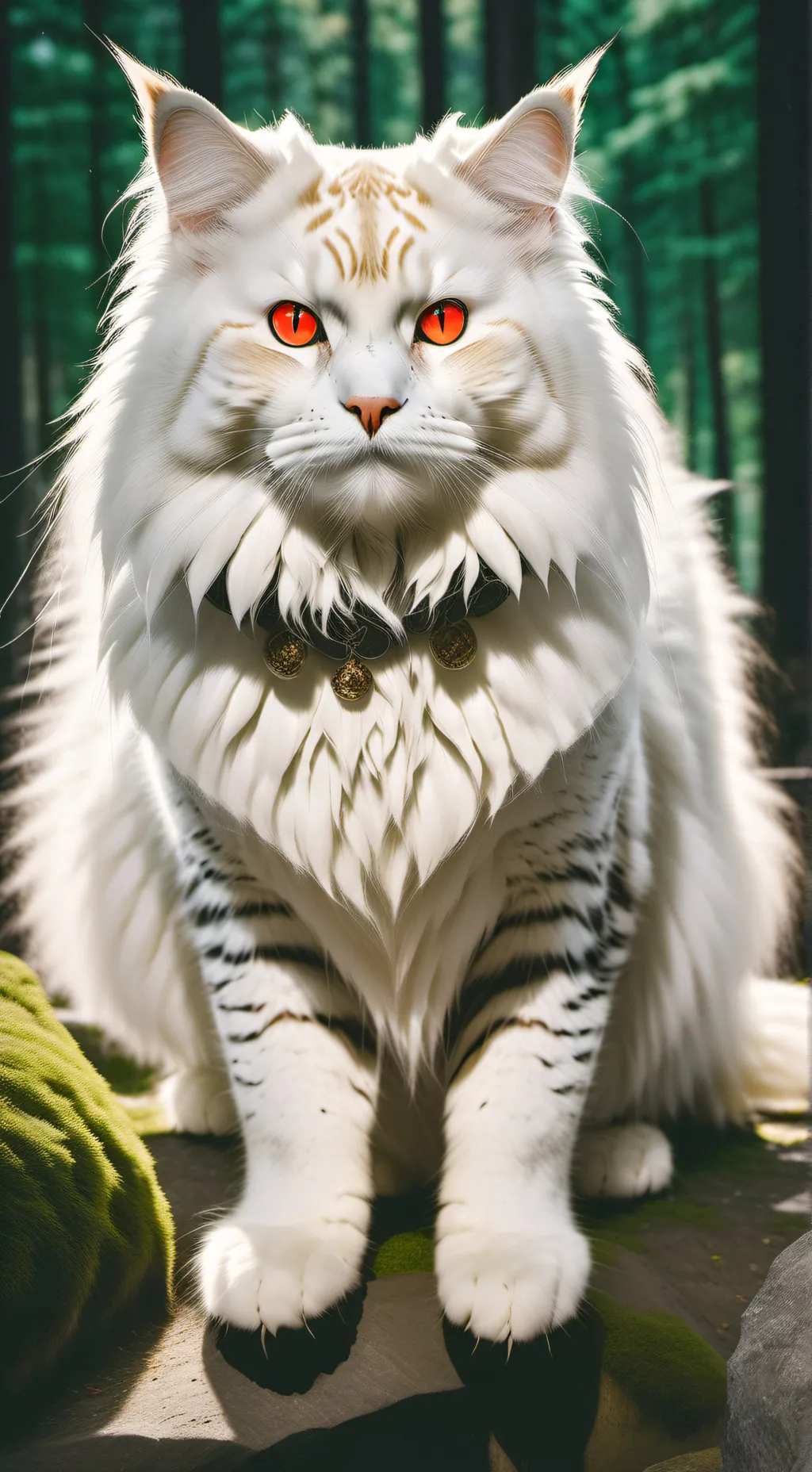 ai character: Evil cat background