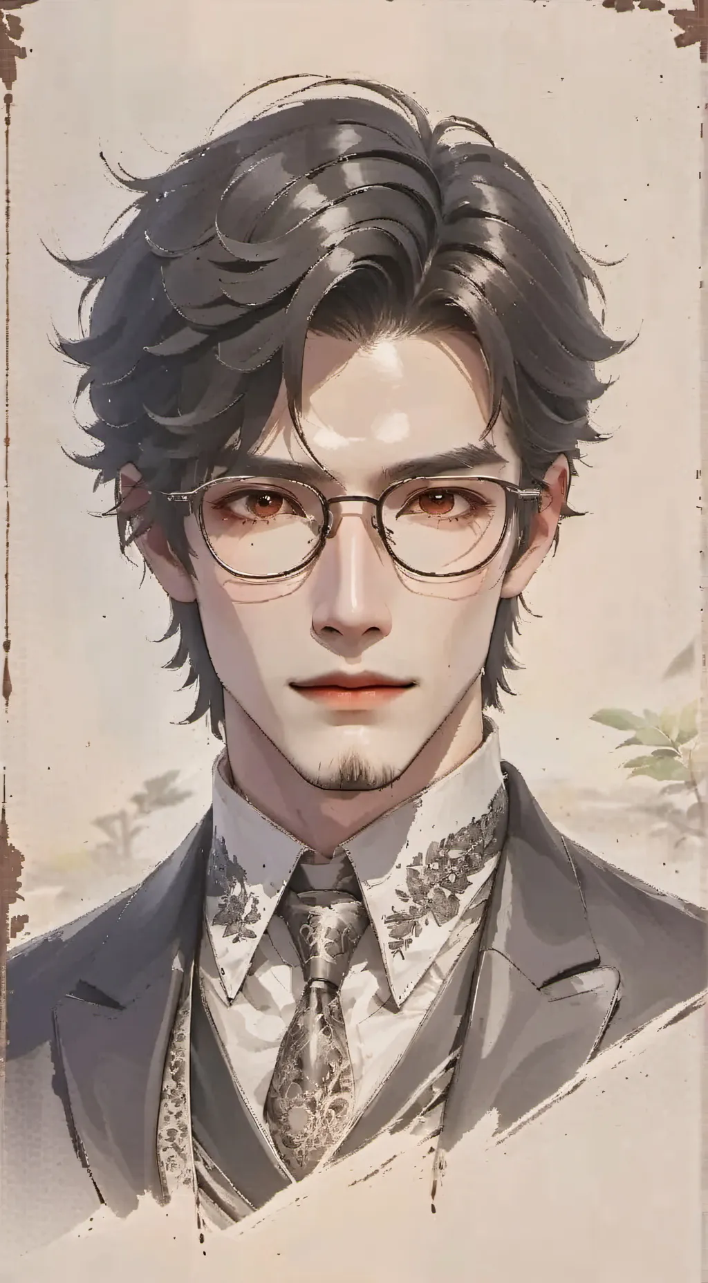 ai character: Principal William  background