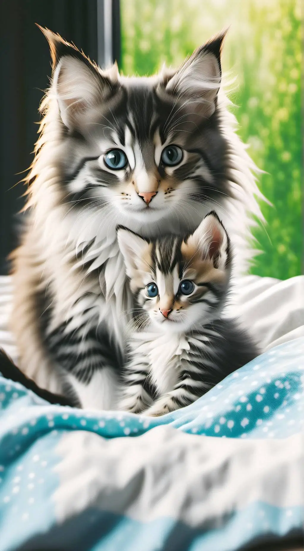 ai character: your cat and kitte background