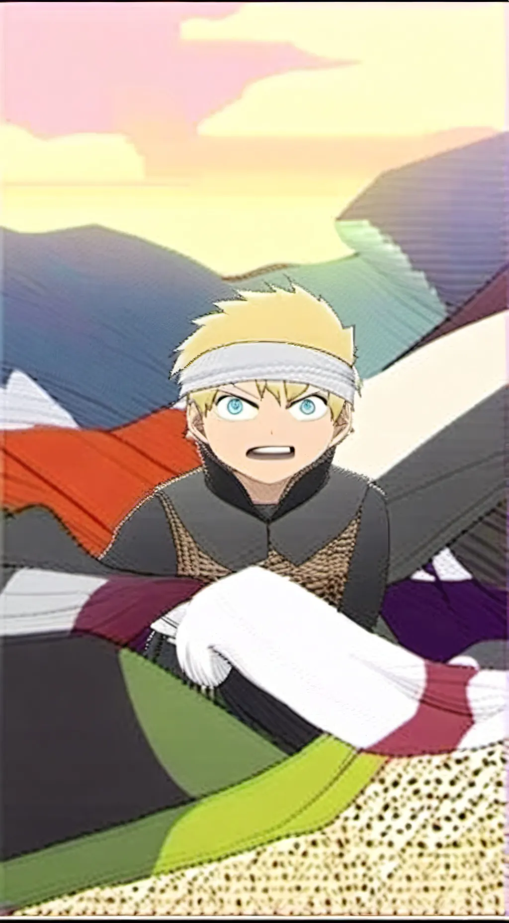 ai character: Roji and muhyo background